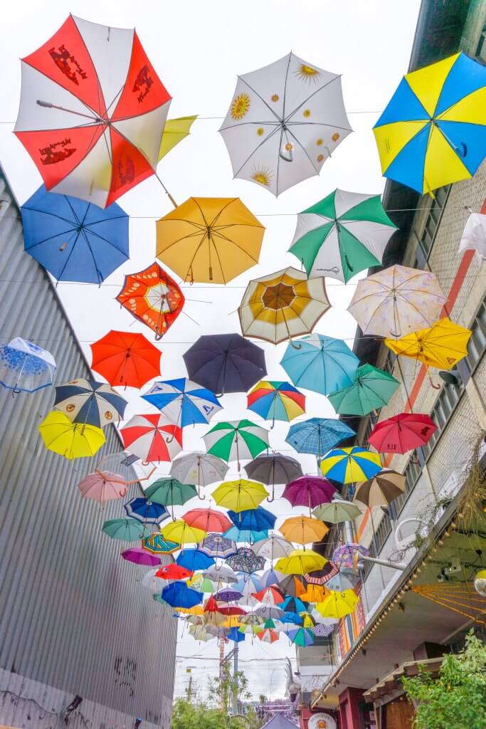 Umbrellas in Zurich West