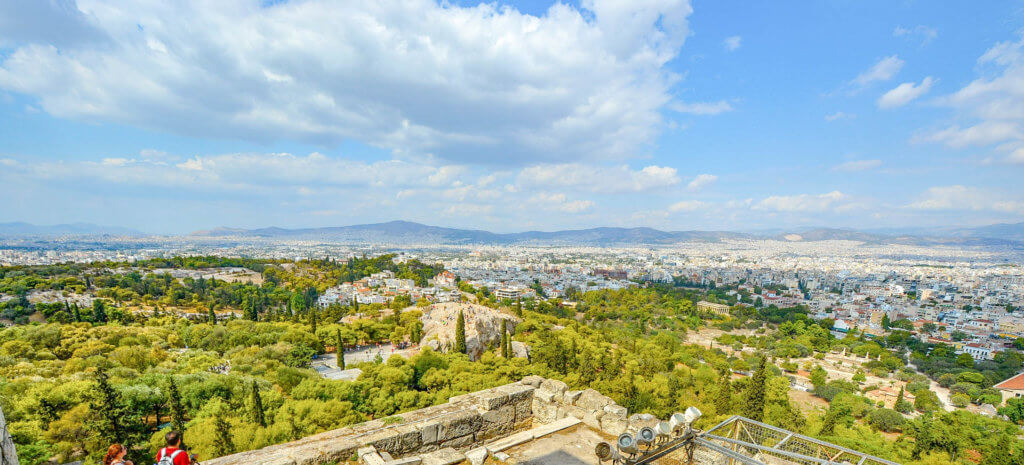 Athens from the Acropolis - things to do in Athens in one day