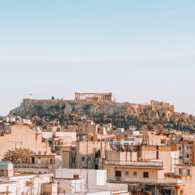 View of Athens and the Acropolis - 1 day in Athens itinerary