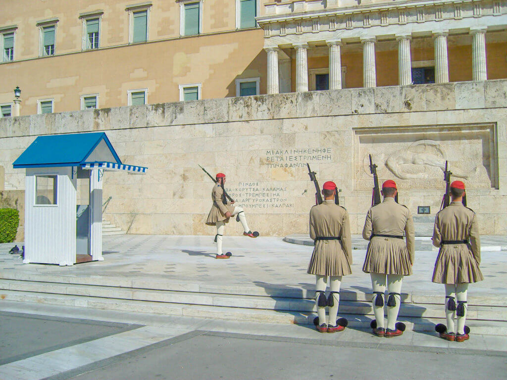 Changing of the Guard - things to see in Athens in one day