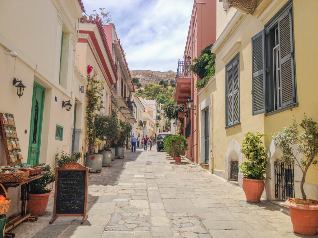 Plaka district - 1 day in Athens itinerary