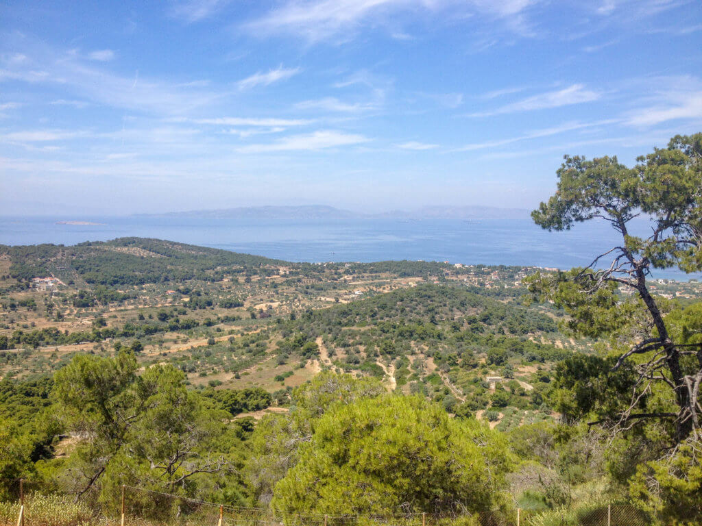 View from Temple of Aphaia - things to do in Aegina, Greece