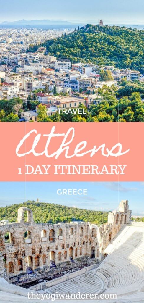 This 1 day travel itinerary covers all the best things to do in Athens, Greece, including the Acropolis and the Parthenon, Plaka district, Syntagma square, Monastiraki Market, and much more. #Athens #Greece #Europe
