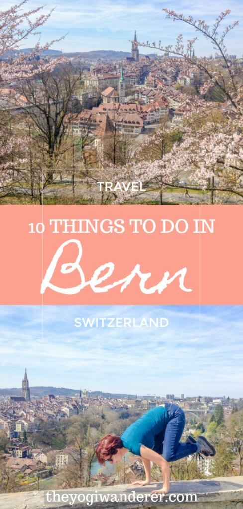 The best things to do in Bern, Switzerland in one day, including Bern old town, the Zytglogge, the Bundeshaus, the Bear Park, and the Rose Garden with its stunning views of the city and the Aare River. #Bern #Switzerland #Europe #Travel