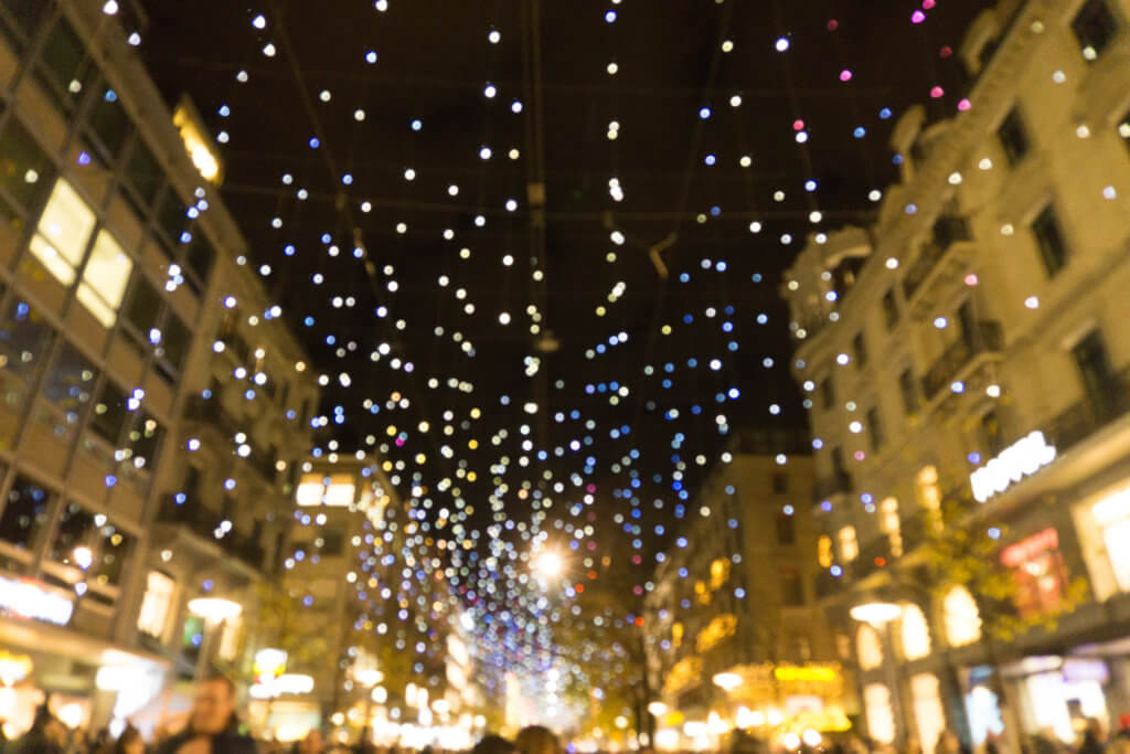 Zurich Christmas lights