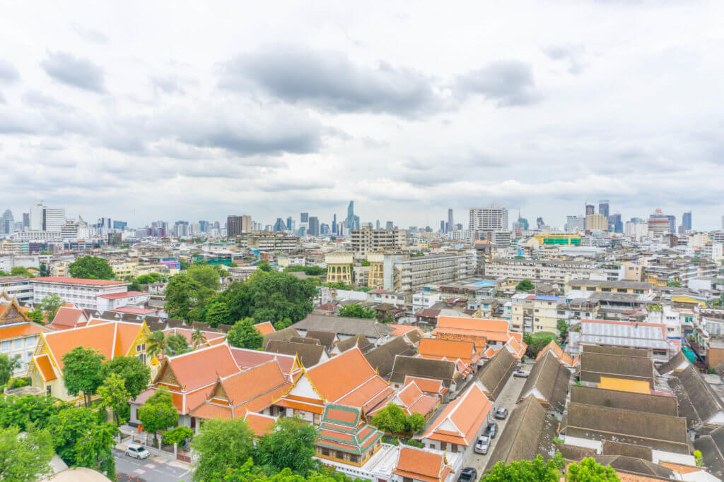 view over Bangkok - Bangkok 4 days itinerary for 1st timers
