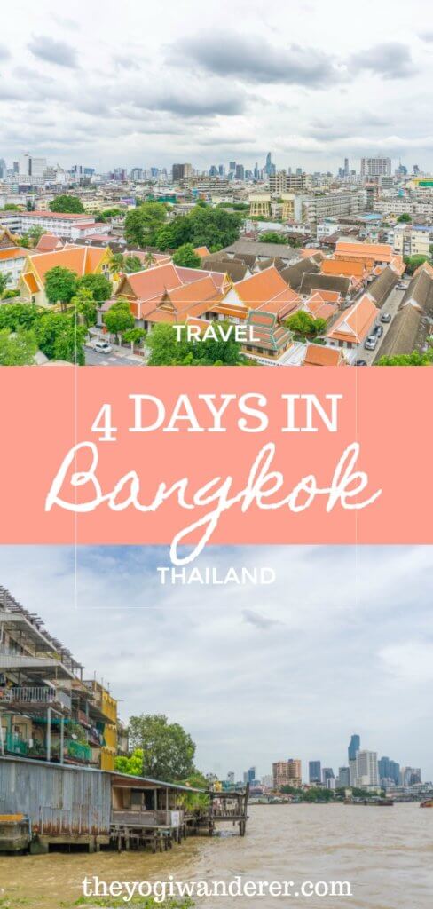 The best things to do in Bangkok, Thailand in 4 days. This comprehensive itinerary covers all top attractions, including the Grand Palace, Wat Arun and other major temples, Khao San Road, Chinatown, Lumpini Park, and Sky Bar. Plus where to stay in Bangkok, shopping, food, restaurants, nightlife, and travel tips. #Bangkok #Thailand #Asia #SoutheastAsia
