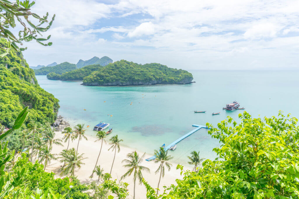 view from Koh Wua Talap - Angthong Marine Park