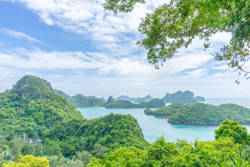 view from Koh Wua Talap - mu ko ang thong national park 