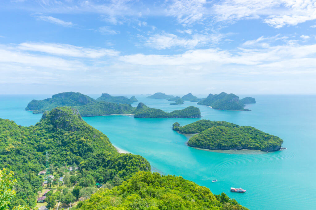 view from Koh Wua Talap - angthong national park tour 