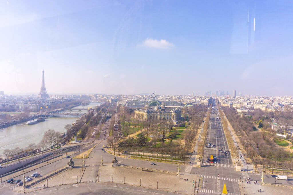 view from the Big Wheel - Paris four day itinerary