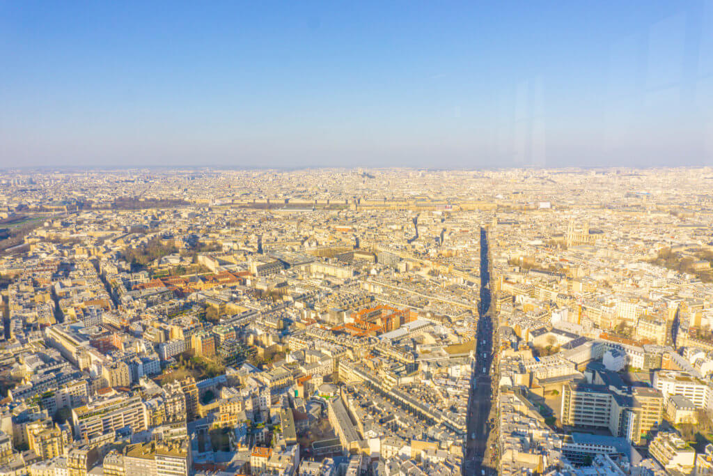 view from Montparnasse Tower - things to see in Paris
