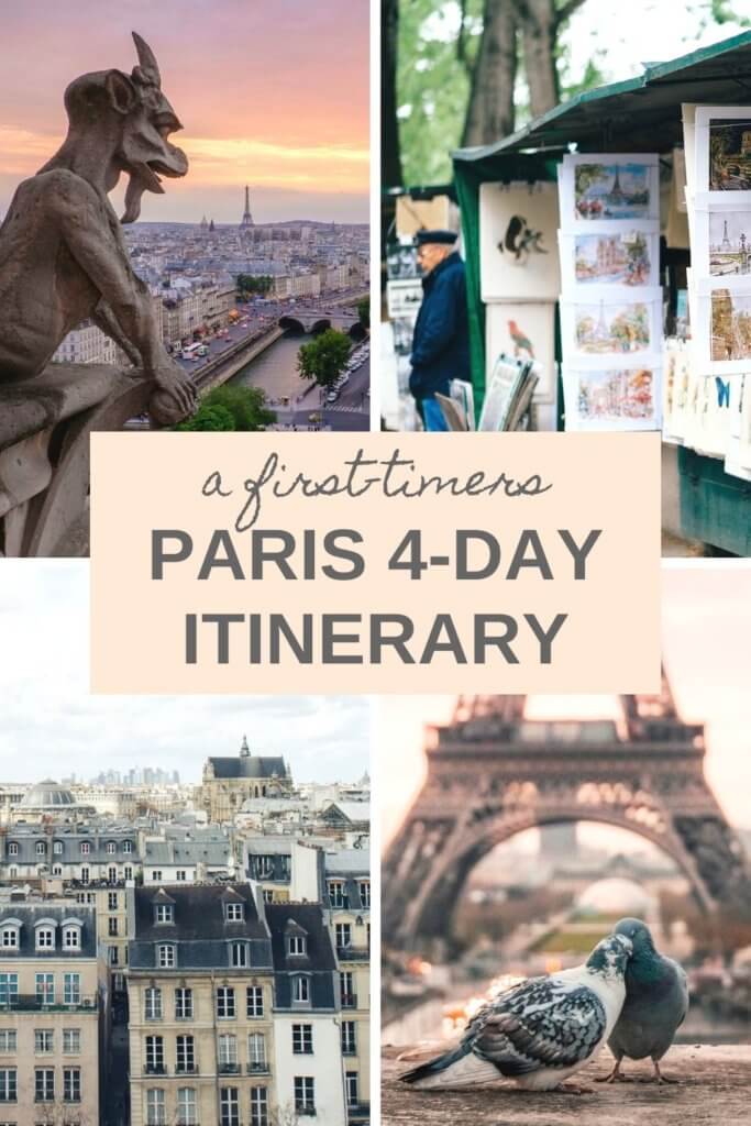 The ultimate Paris 4 day travel itinerary for first-timers. The best things to do in Paris, France, including Eiffel Tower, Louvre, Montmartre, Sacre Coeur, Notre Dame, and much more. #Paris #Paristravel #France #Europe