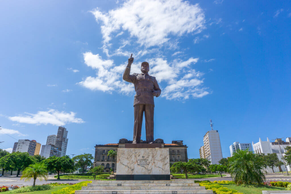 Samora Machel statue in Maputo