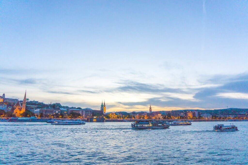 things to see in Budapest in 4 days - boats on the Danube