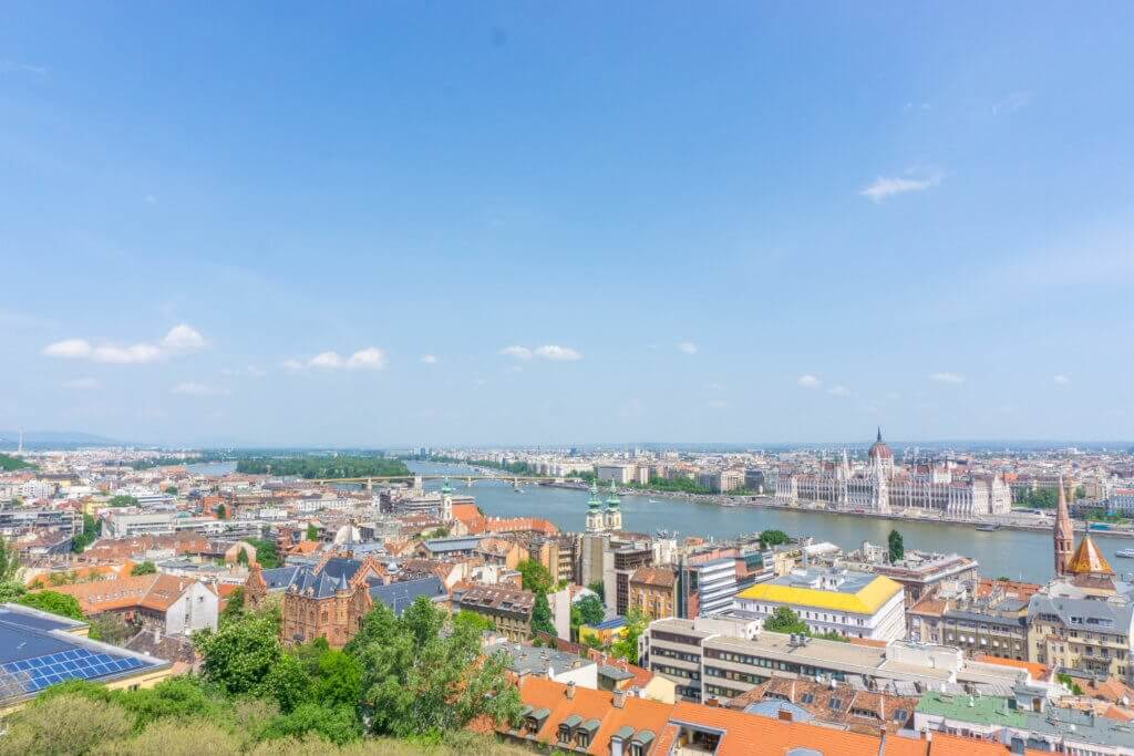 Budapest 4 day itinerary - view of Budapest
