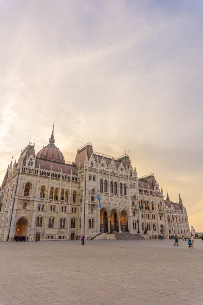 Things to do in Budapest - Parliament building at sunset