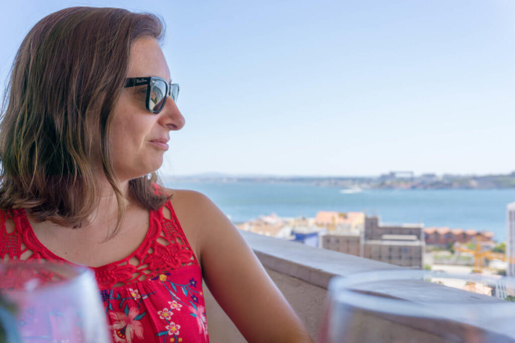 View over Lisbon from Noobai rooftop | Portugal travel itinerary