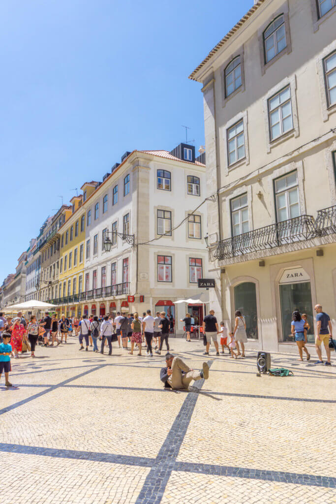 Rua Augusta - what to do in Lisbon for 3 days