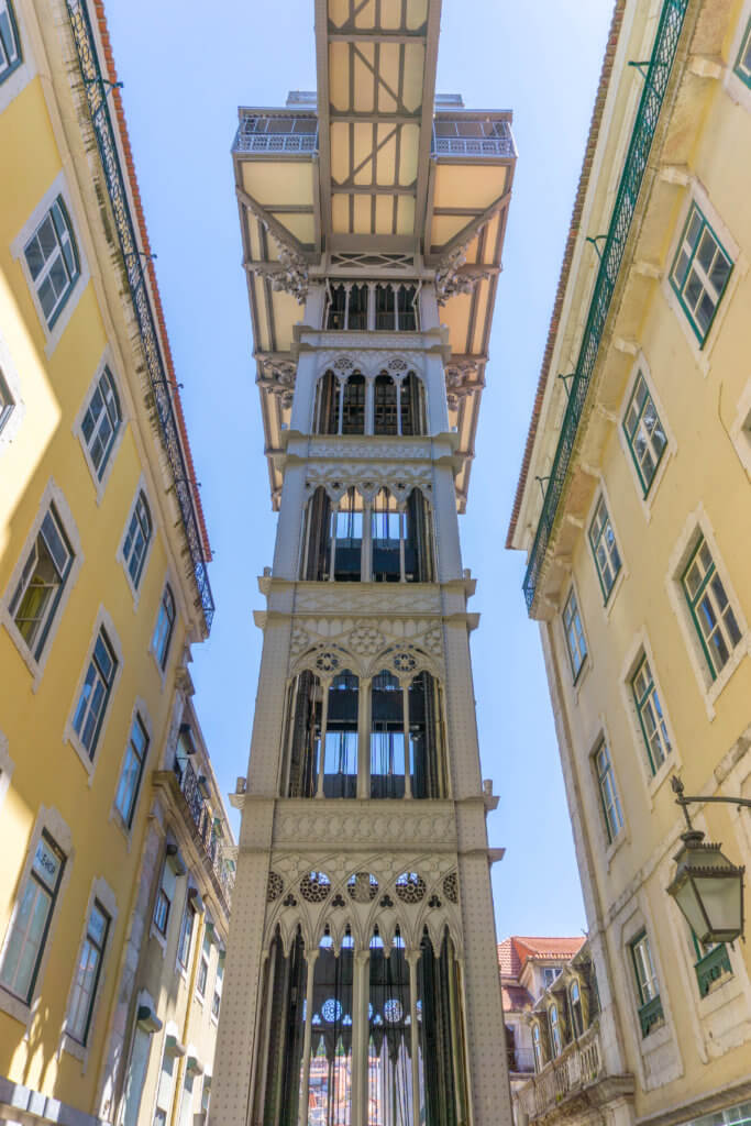 Santa Justa Lift - three days in Lisbon