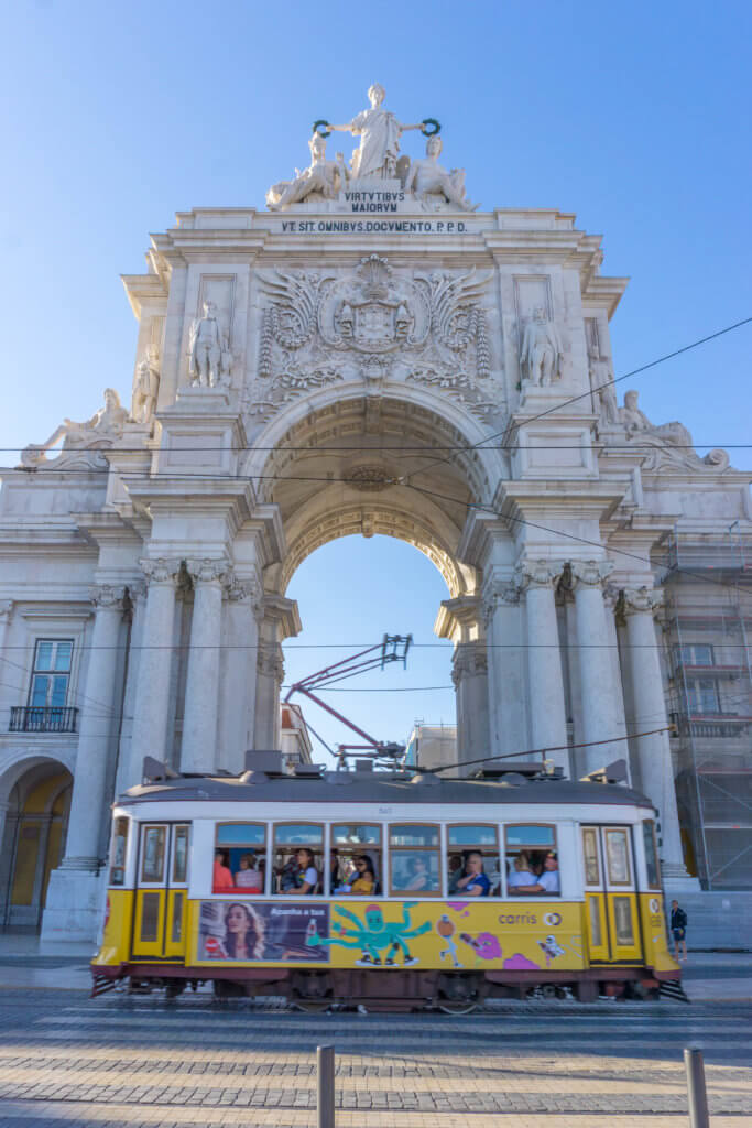Rua Augusta Arch - what to see in Lisbon in 3 days