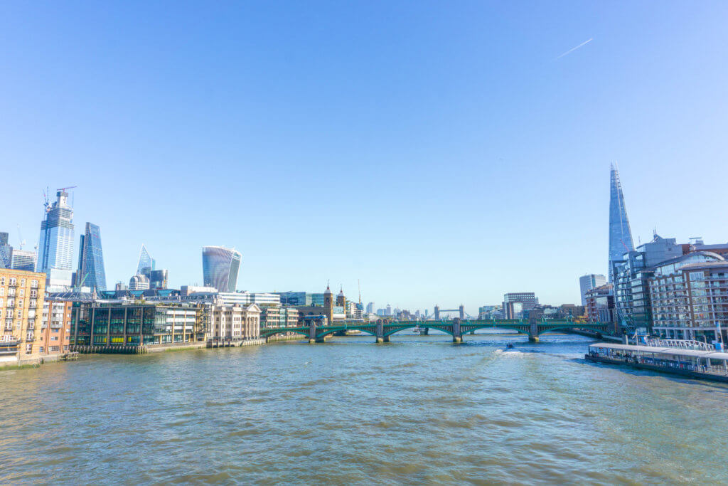 View from Millennium Bridge - 4 day London itinerary