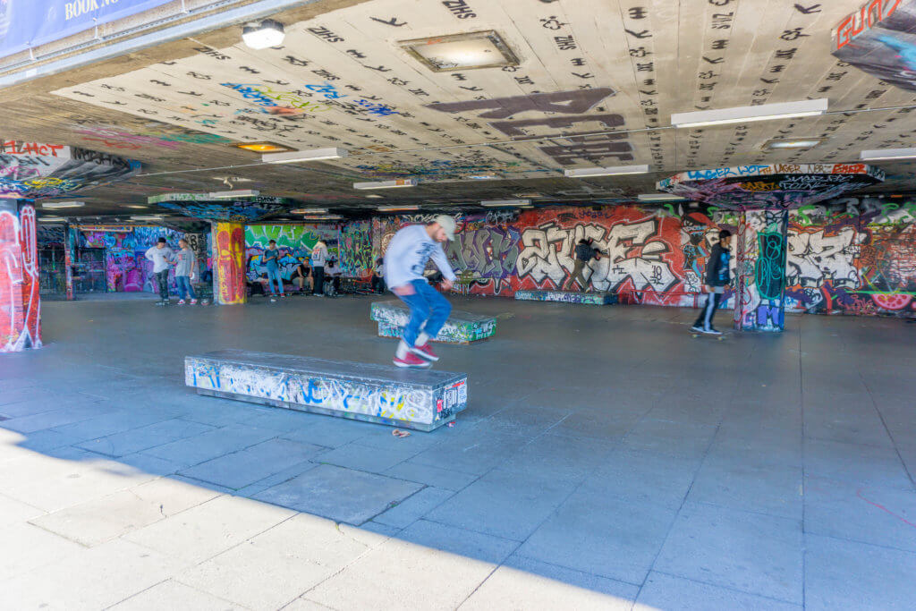 Skate Park, South Bank - London in 4 days
