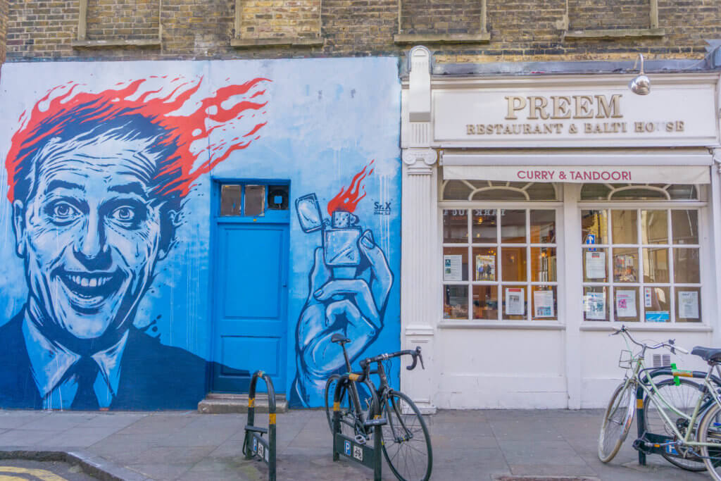 Brick Lane - what to see in London in 4 days