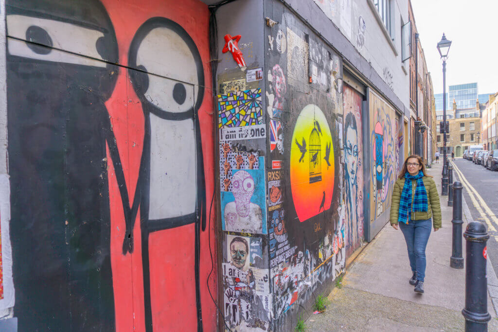 Brick Lane - what to do in London in 4 days