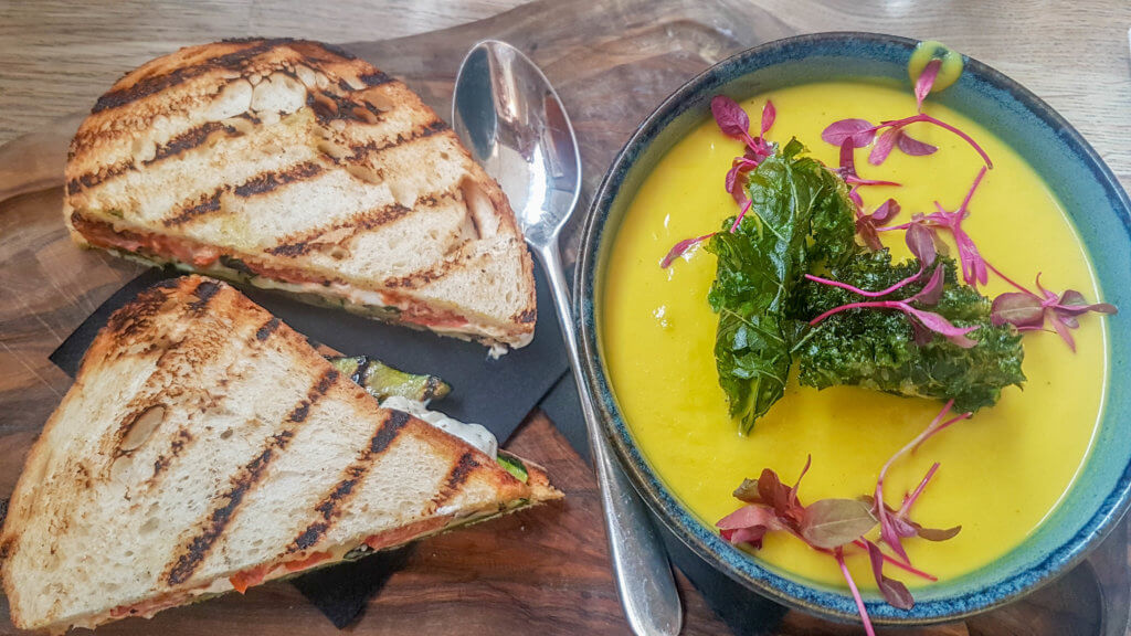 Lunch menu at Forge & Co - four days in London itinerary 