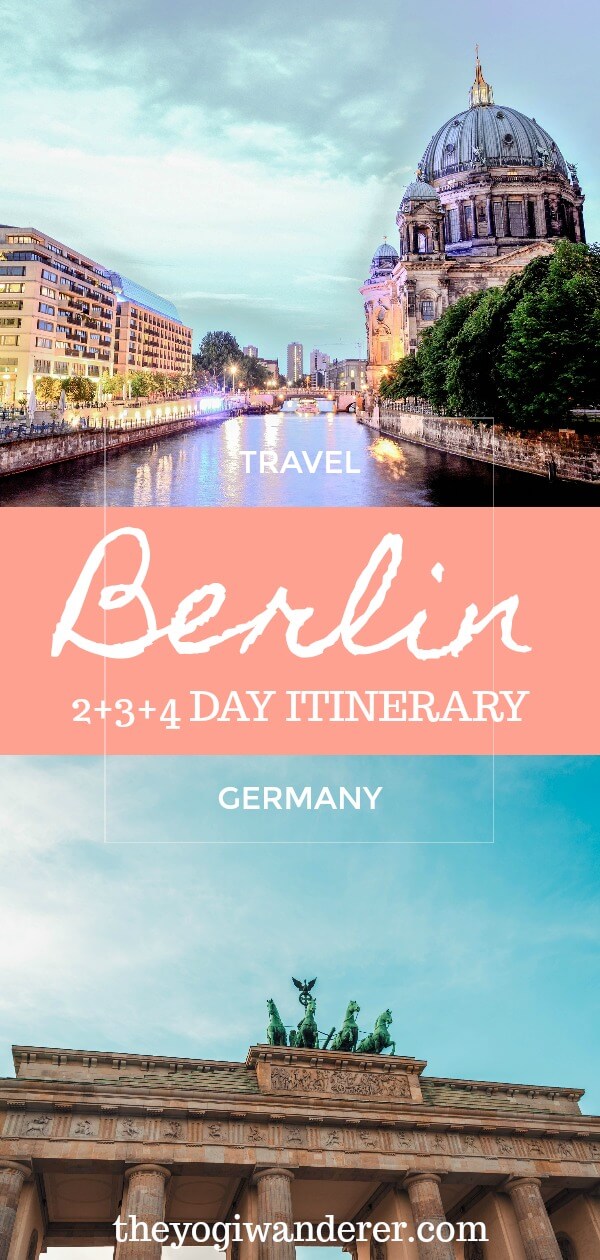 berlin 4 day trip plan