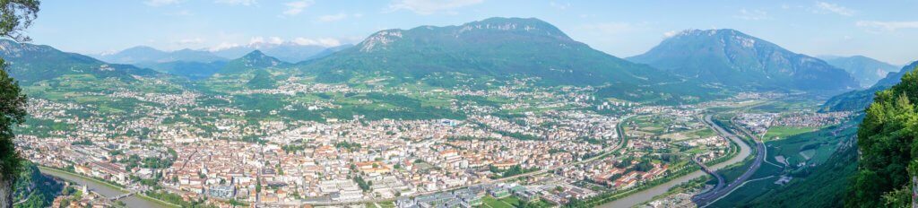 Panoramic view of Trento from Sardagna - things to do in Trento