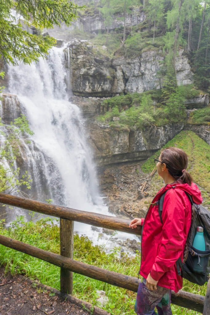 Vallesinella waterfall - things to do in the Dolomites in summer