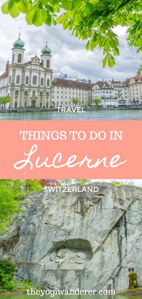 The best things to do in Lucerne, Switzerland in one day, including Lake Lucerne, Lucerne old town, Chapel Bridge, Lion Monument, and Mount Pilatus in the Swiss Alps. #Lucerne #Switzerland #Alps #Europe