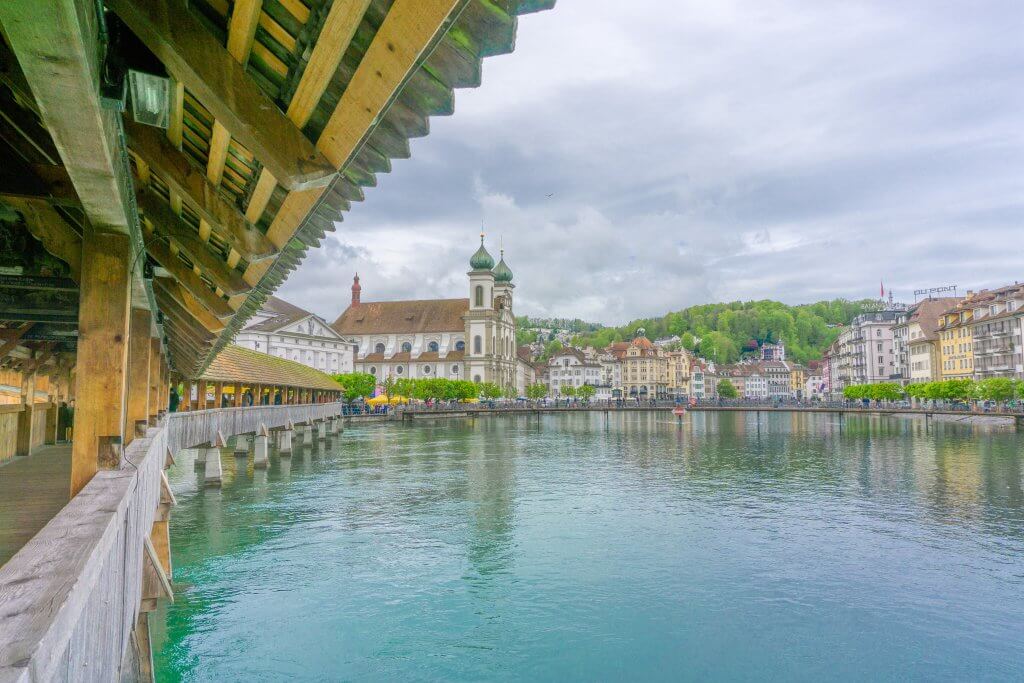 View from Chapel Bridge - things to do in Lucerne, Switzerland