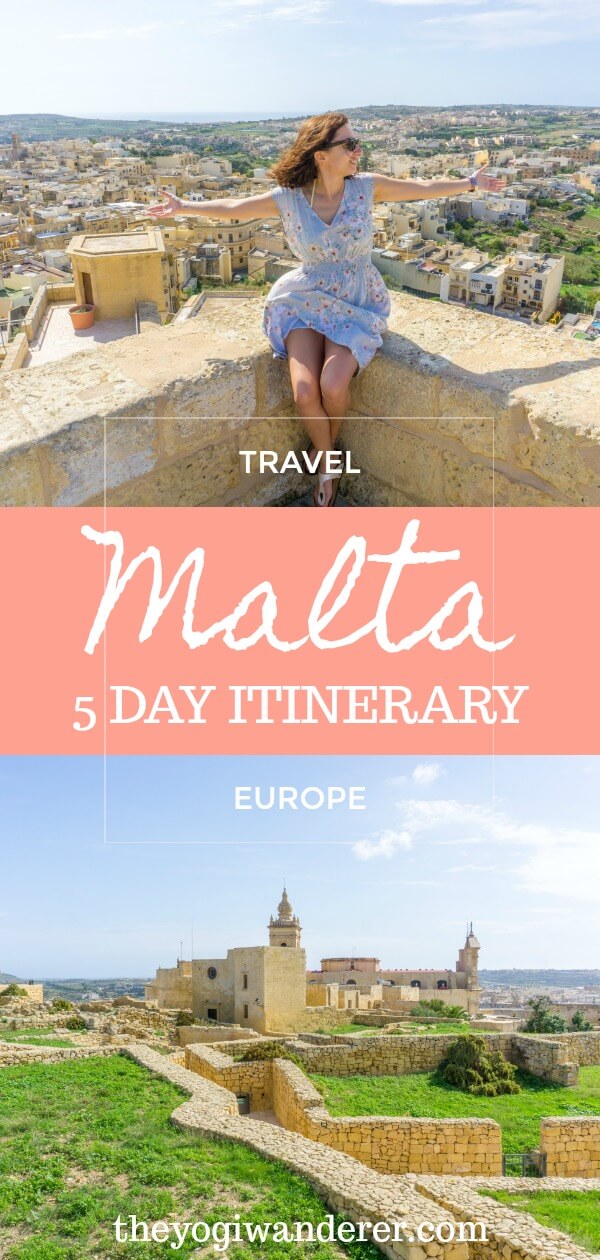 A Perfect 5 Days in Malta Itinerary - The Yogi Wanderer
