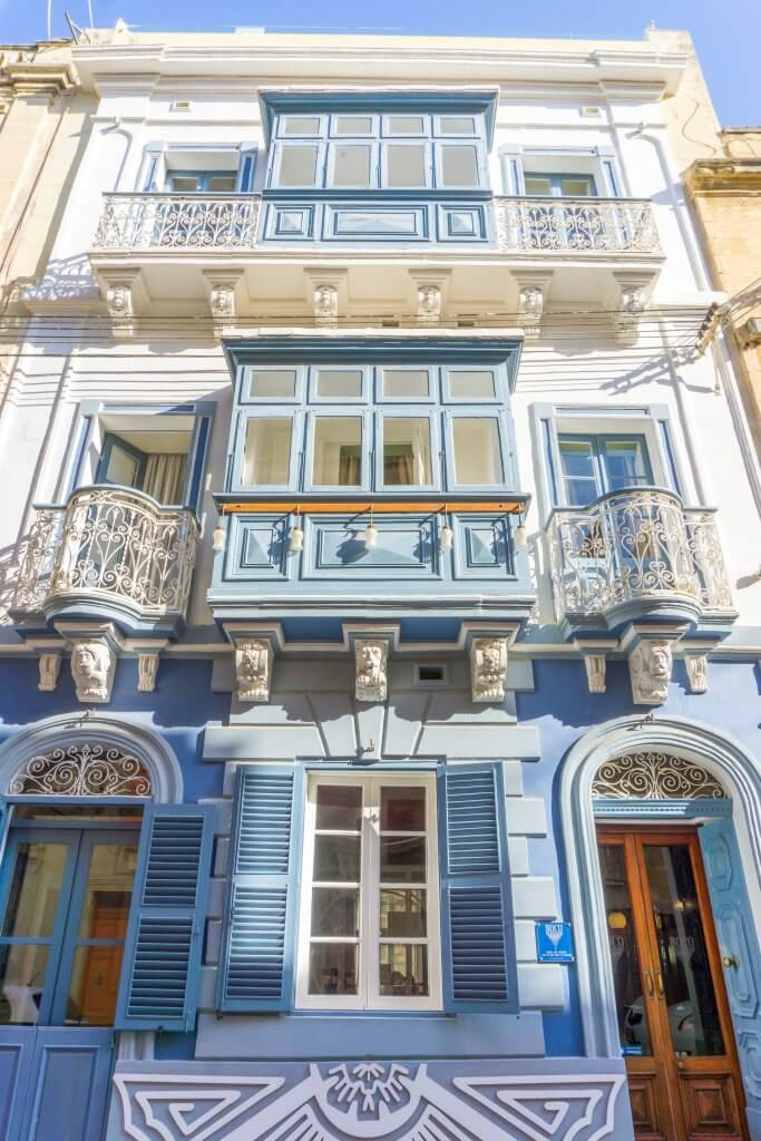Boco Boutique Hotel facade - best place to stay in Malta