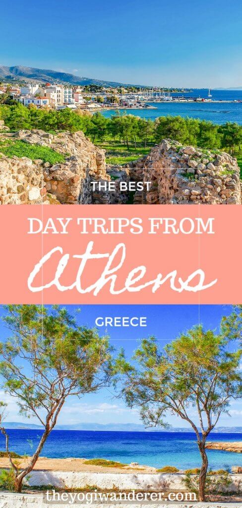 A list of the best day trips from Athens as recommended by travel experts: ancient temples, historic cities, impressive mountains, and idyllic islands. #Athens #Athensdaytrips #Greece