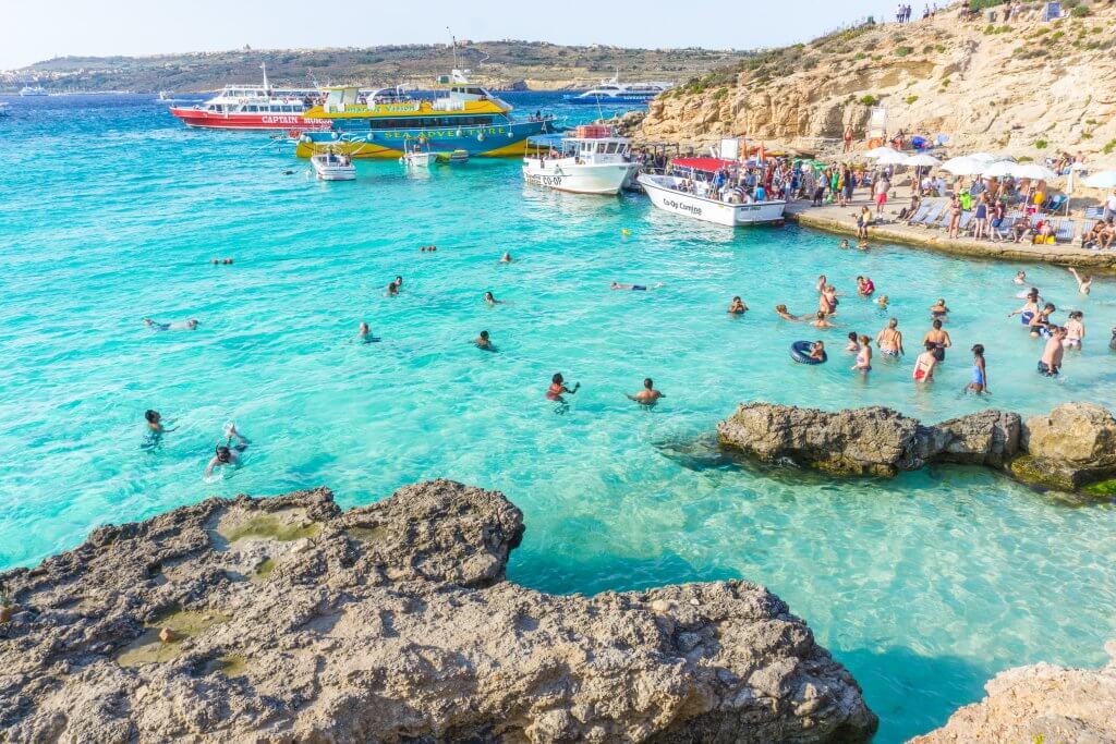 malta places to visit blue lagoon