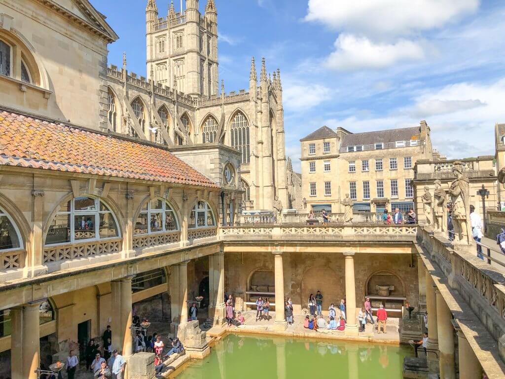 Roman Baths in Bath - best day trips from London