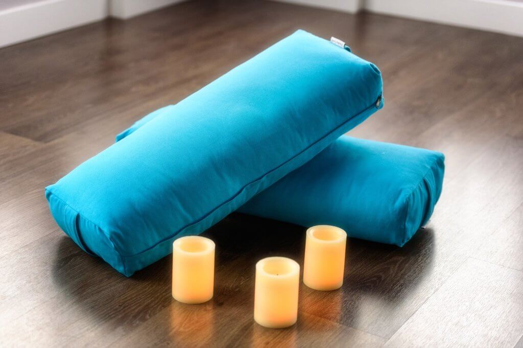 yoga bolster pillows - best yoga bolster