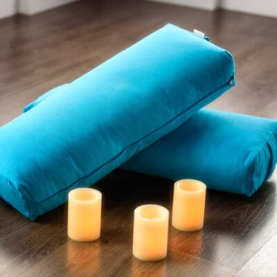 yoga bolster pillows - best yoga bolster