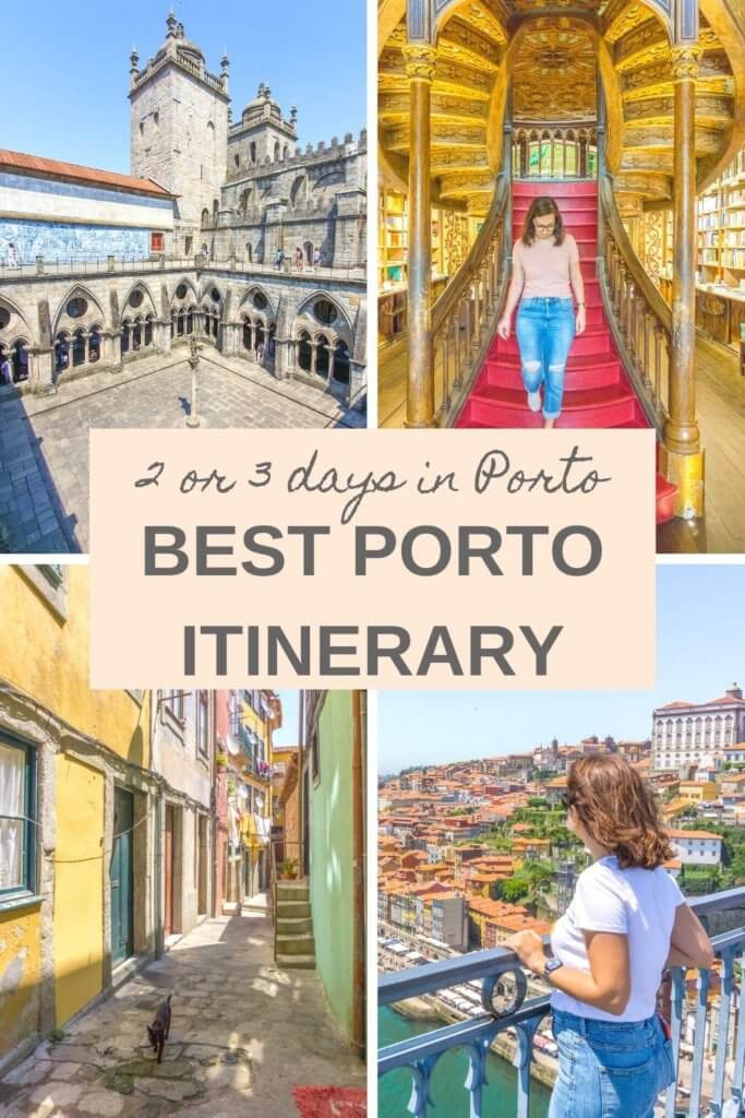 The ultimate 2 or 3 day Porto itinerary by a Portuguese and former resident. The best things to do in Porto, Portugal, including what to do, where to stay, the best food and restaurants, Port wine tasting, and where to see the prettiest tiles in the city. #Porto #Portugal #travel #portotravel #visitporto