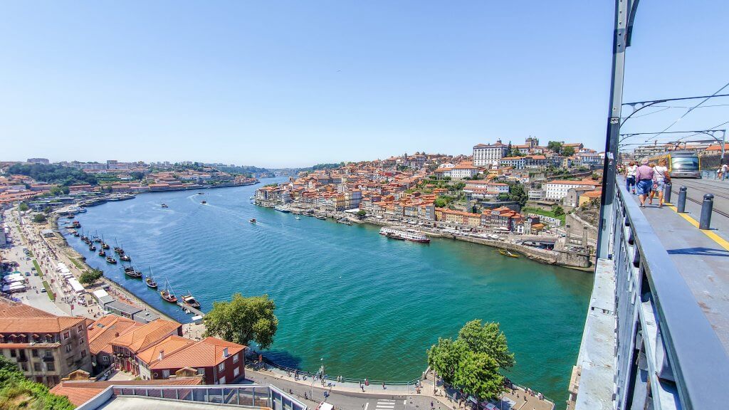 View from Dom Luis Bridge, Porto, Portugal
