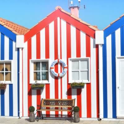 Costa Nova, Aveiro - best day trips from Porto, Portugal