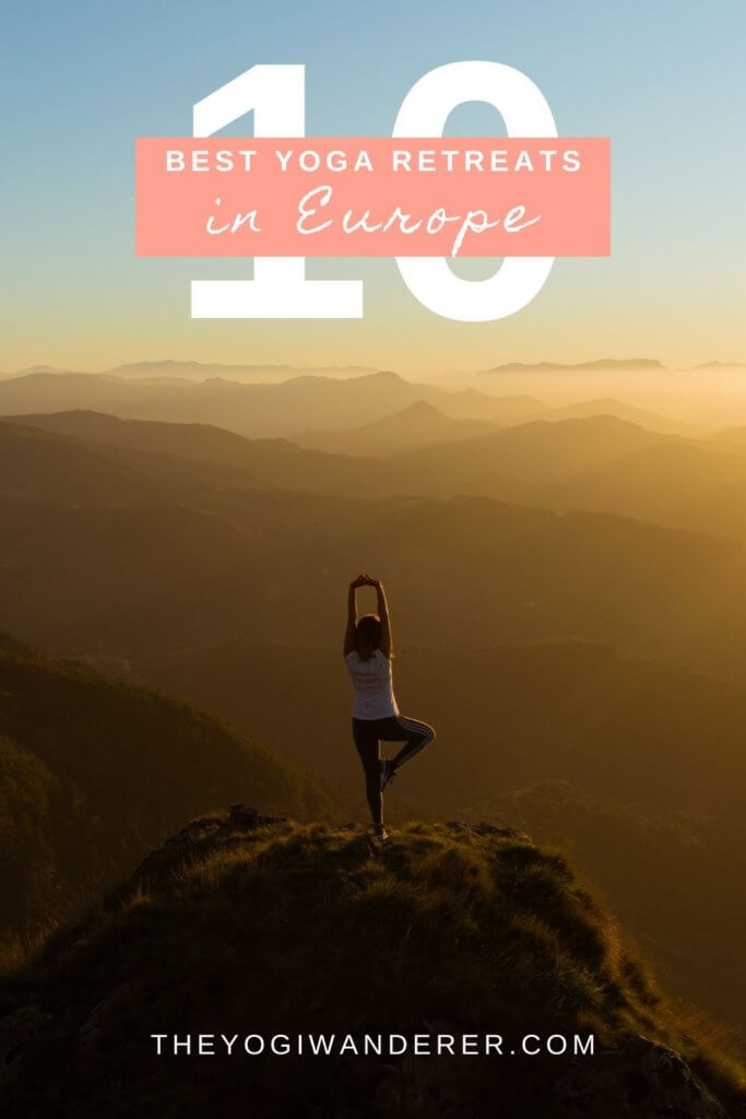 The best yoga retreats in Europe, including Portugal, Spain, Greece, Italy, France, and more. From mountain to beach or surf yoga retreats, from budget to luxury yoga retreats, this article has got you covered. #yoga #yogaretreats #yogatravel #Europe #Europetravel #travel