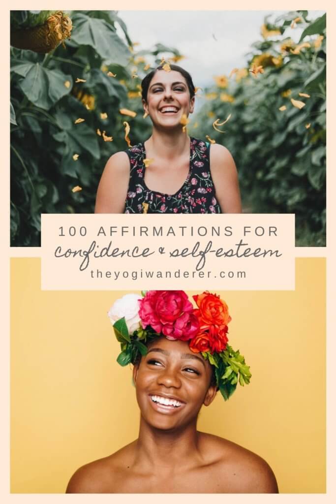 The ultimate list of daily positive affirmations for confidence and self-esteem #positiveaffirmations #confidenceaffirmations #selflove #selfconfidence #selfcare