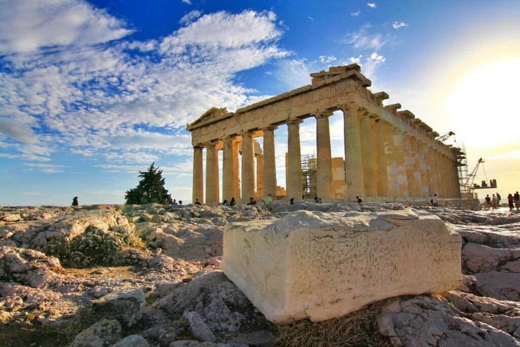 Acropolis of Athens - yoga retreats in Greece