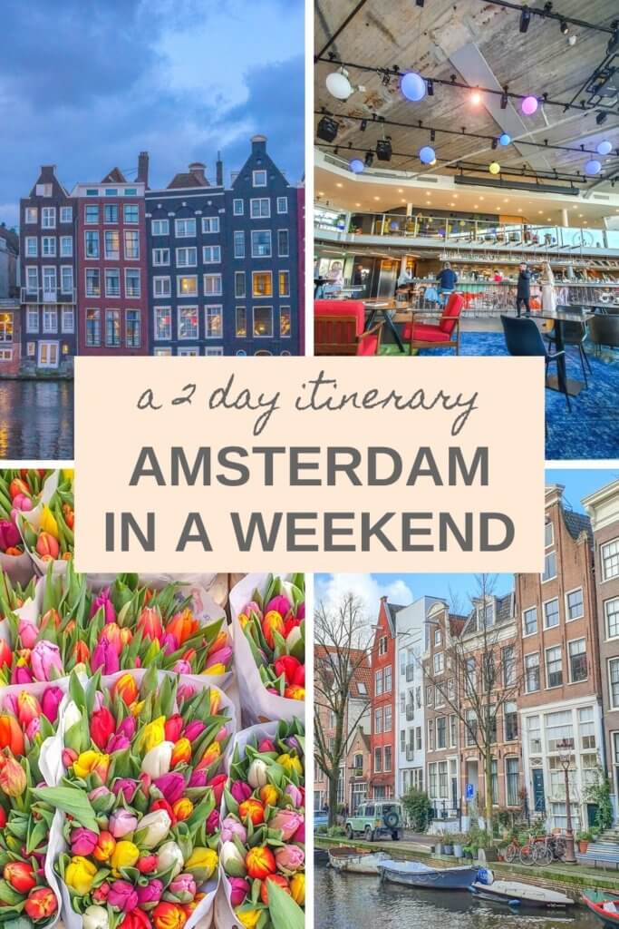 The ultimate Amsterdam weekend travel guide. The best things to do in Amsterdam, the Netherlands, in 2 days. #visitAmsterdam #Amsterdamtravel #Amsterdamtrip #Amsterdamweekendtrip #visittheNetherlands