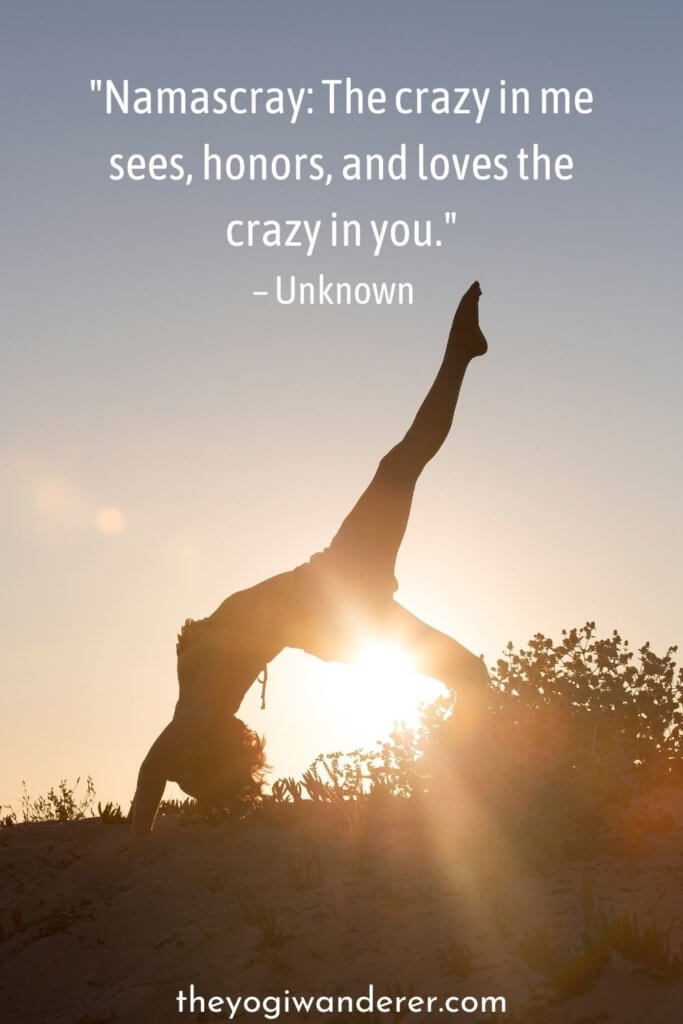 The best inspirational and funny yoga quotes to improve your practice and share it with the world #yogaquotes #yogainspiration #inspirationalyogaquotes #funnyyogaquotes